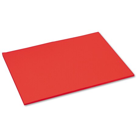 Pacon Tru-Ray Construction Paper, 76lb, 18 x 24, Festive Red, 50PK 103433